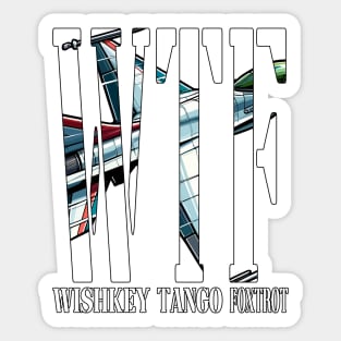 Wishkey Tango Foxtrot - WTF: Winged Wonders Sticker